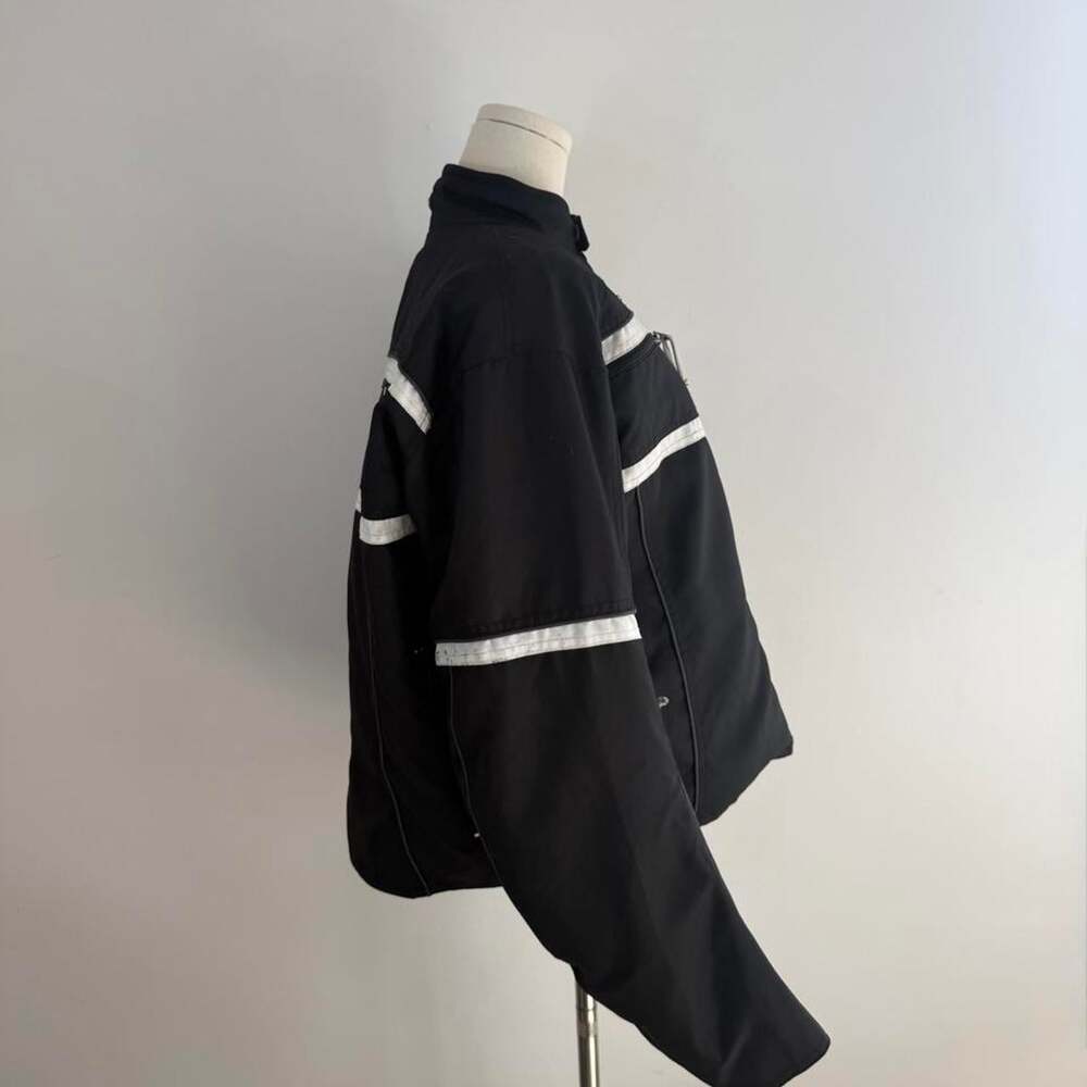 BILT Women’s Textile Motorcycle Riding Jacket in Black | Women’s Size 2XL - Picture 3 of 5